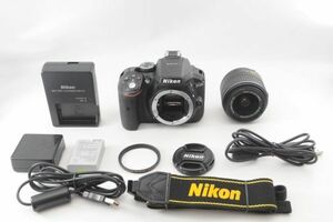 [美品] Nikon ニコン D5300 + AF-S 18-55mm II レンズ #1493AB