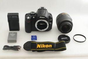 [ジャンク] Nikon ニコン D5000 + 18-55mm レンズ #1556AB