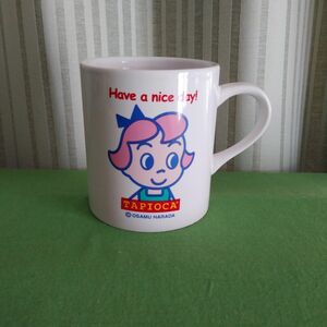 昭和レトロ オサムグッズ マグカップ 食器 原田治　タピオカ　女の子　美品　未使用