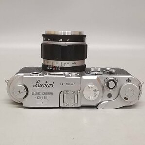 LEOTAX レオタックス FV / Tokyo Kogaku Topcor-S F2 5cm レンジファインダーカメラ ケース付 現状品 Z5678の画像4