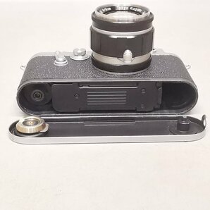 LEOTAX レオタックス FV / Tokyo Kogaku Topcor-S F2 5cm レンジファインダーカメラ ケース付 現状品 Z5678の画像8