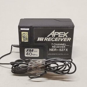 JR APEX NER-527X FM SSS 40MHz 7 channel receiver receiver RC radio-controller present condition goods Z5811