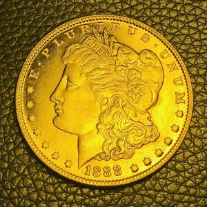 外国古銭 アメリカ 1888年　モルガン 自由の女神　古銭 イーグル 大型金貨 