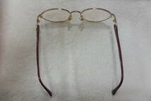 【好好　眼鏡　メーカー不明】メガネ　中国製　アイウェア　ケース付き　長期保管品　【B5-2③】0515_画像3