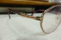 【好好　眼鏡　メーカー不明】メガネ　中国製　アイウェア　ケース付き　長期保管品　【B5-2③】0515_画像6