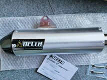 未使用 DELTA デルタバレル4 CRF250L 250M 250rally ラリー MD44 定価48,400円 スリップオンマフラーサイレンサー FMF sp忠雄 JMCAヨシムラ_画像6