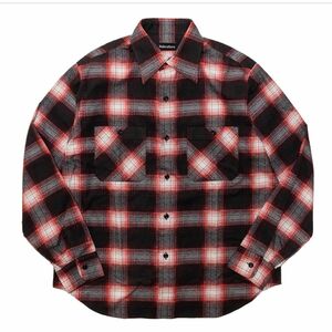 SC Subculture / サブカルチャー　OMBRE CHECK SHIRT / RED シャツ