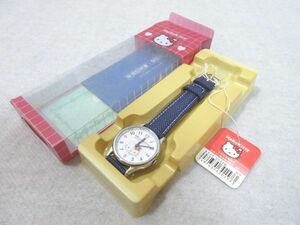  Hello Kitty wristwatch Citizen CITIZEN unused AA95-9034B * flat battery present condition goods [M0503](P)