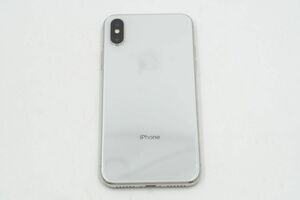 ★☆全額返金保証！最速発送！【iPhone X 256GB SIMフリー シルバー 100% au 動作確認済 白ロム】★☆（202404-05363-Skaitori）