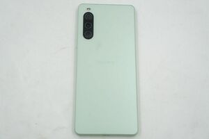 ★☆全額返金保証！最速発送！【SONY Xperia 10 V A302SO 128GB /SIMフリー/セージグリーン 動作確認済】★☆（202404-05495-Skaitori）