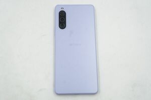 ★☆全額返金保証！最速発送！【SONY Xperia 10 V A302SO 128GB /SIMフリー/ラベンダー 美品】★☆（202404-05503-Skaitori）