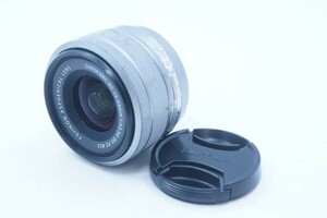 ★☆全額返金保証！最速発送！【FUJIFILM 富士フイルム XC15-45mm F3.5-5.6 OIS PZ シルバー 動作確認済】★☆（202402-28777-kaitori）