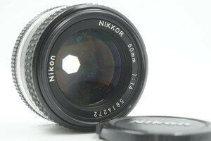 ★☆全額返金保証！最速発送！【Nikon Ai-S NIKKOR 50mm F1.4 動作確認済 マニュアルフォーカス レンズ】★☆（202404-30930-kaitori）