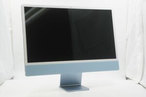 ★全額返金保証！最速発送！【iMac 24インチ 2021 M1 /8GB / 256GB / MJV93J/A ブルー 動作確認済 極美品】★（202405-19715-PCkaitori）