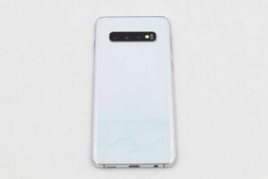 ★☆全額返金保証！最速発送！【Galaxy S10 SCV41 128GB au ホワイト 白ロム 動作確認済】★☆（202404-05296-Skaitori）