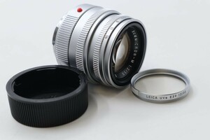 ★☆全額返金保証！最速発送！【Leica SUMMICRON-M 50mm F2 E39 11816 シルバー 動作確認済 美品】★☆（202401-28970-kaitori）