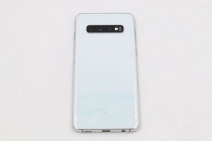 ★☆全額返金保証！最速発送！【Galaxy S10 SCV41 128GB au ホワイト 白ロム 動作確認済】★☆（202404-05296-Skaitori）