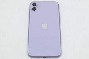 ★☆全額返金保証！最速発送！【iPhone 11 NWLX2J/A / 64GB / パープル 動作確認済】★☆（202404-05586-Skaitori）