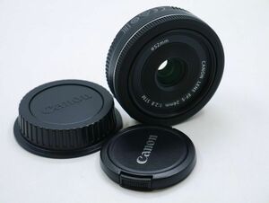 ★☆全額返金保証！最速発送！【Canon キヤノン EF-S 24mm F2.8 STM 動作確認済 難あり】★☆（202404-30814-kaitori）