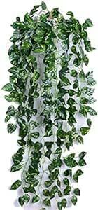 【SCGEHA】フェイクグリーン インテリア イミテーション 人工 観葉植物 壁掛け 緑 癒し ３種類 （Ａタイプ／１本）