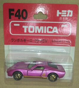 トミー ブリスター トミカ 日本製 F40 ランボルギーニ ミウラ SV TOMY Tomica made in Japan Lamborghini Miura