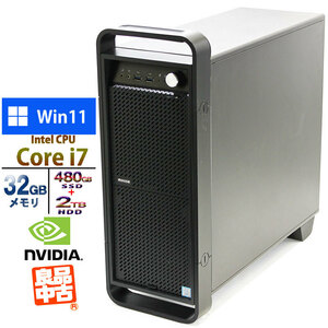  настольный PC мышь компьютер DAIV-DQZ520S01 Core i7-8700K память 32GB SSD480GB HDD2TB Quadro P2000 11Pro хорошая вещь б/у персональный компьютер 