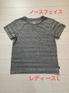 ノースフェイス Tシャツ 半袖 レディースL ポケットtシャツ