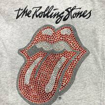 美品/極希少 ●JACKROSE ジャックローズ THE ROLLING STONES ローリングストーンズ ライダース ジャケット ロゴ スタッズ プリント L 灰色_画像7