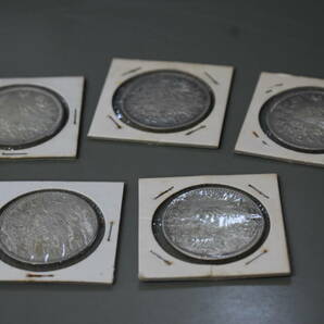 うぶ品 1964年 東京オリンピック 1000円銀貨 コインホルダー入り ５枚まとめて 千円銀貨 昭和39年の画像3