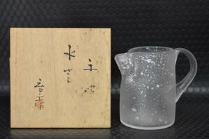 u. goods culture order wistaria rice field . flat work hand blow water .. pitcher glass glass also box 