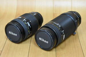 u. goods Nikon camera lens 2 piece together Nikon AF NIKKOR 75-300mm 1:4.5-5.6,35-70mm 1:2.8D not yet verification not yet maintenance goods 