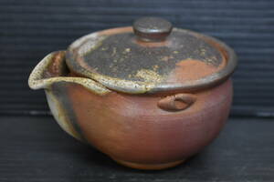 u. goods era thing Zaimei Bizen . hand structure . bin small teapot . tea utensils work of art 