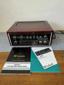 McIntosh マッキントッシュ プリアンプ C34V