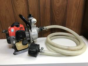 KOSHIN 工進　エンジン　ポンプ　SEM-25Z HIDELS PUMP　ホース付　動作確認済み　中古