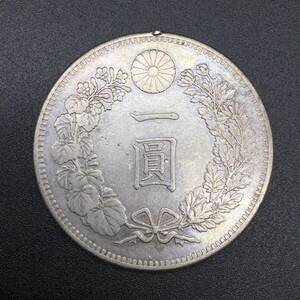 【7642】日本 銀貨 一圓銀貨 明治27年 壹圓 古銭 貨幣 コイン メダル