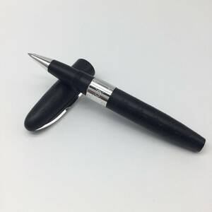 [1591]GUCCI Gucci GG pattern ballpen black × silver writing implements pen fountain pen 