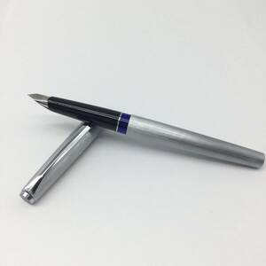 【2094】PELIKAN ペリカン 万年筆 ペン先14K シルバー 筆記用具 ペン 万年筆