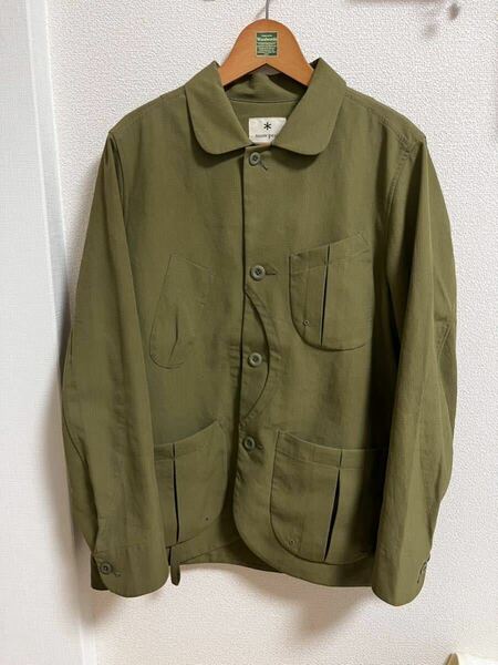 スノーピーク カバーオールジャケット　TAKIBI オリーブ　緑　L サイズ