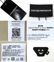 5万新品◆XXL◆EMPORIO ARMANI アルマーニ◆白シルケットコットン絵文字パッチポロシャツ 1円_画像9