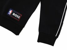 4万新品◆XL◆ボス BOSS×NBAコラボ CHICAGO BULLS ロゴ フーディースウェットプルオーバー 黒『WBounce_2_4_NBA』1円_画像8