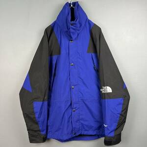 Wm749 正規品 90s ザノースフェイス ICR LONG JACKET ナイロンジャケット・パーカ 比翼ジップ フード内蔵 メンズ ビックシルエット