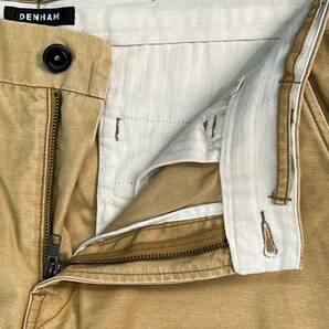 Wm633 正規品 DENHAM PATROL CS CLASSIC KHAKI デンハム パトロール レギュラーフィット チノパン ベージュ メンズ W32の画像6