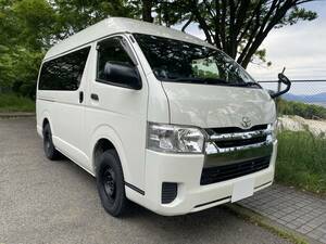 21994　HiAce Van　3.0　High Roof4WD　long　High RoofGLパッケージ　キャンピング　4type　　NavigationETCincluded