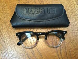 送料無料　美品　effector efilevol AW 眼鏡　エフェクター　サングラス　エフィレヴォル　