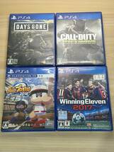 4499-500] 中古 4点まとめ PS4 ソフト Days Gone デイズゴーン/CALL of DUTY/実況パワフルプロ野球2018/Winning Eleven 2017_画像1