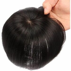 [ person wool 100%] Lady's wig part wig wig light wool white . black chestnut color 