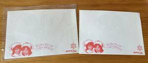 【昭和レトロ】※同梱不可　ソノシート　ピンクレディーのハッピークリスマス 雪印デコレーション　未開封品と開封品
