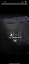 A.P.C. APC アーペーセー 長袖シャツ　コーデュロイ　紺色ネイビー　XS メンズ_画像4