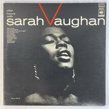 サラ・ヴォーン (Sarah Vaughan) / アフター・アワーズ 国内盤LP CS SOPZ 36 MONO 帯無し_画像1