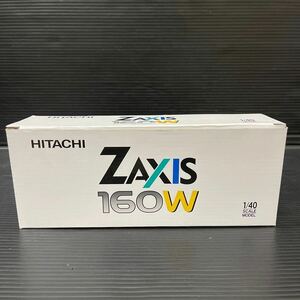 HITACHI 1/40 ZAXIS160W shovel car miniature Hitachi die-cast model Mini hydraulic excavator Hitachi building machine not for sale 